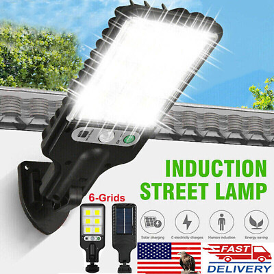 #ad 10000000LM LED Solar Motion Sensor Light Super Bright Garden Outdoor Street Lamp $6.79