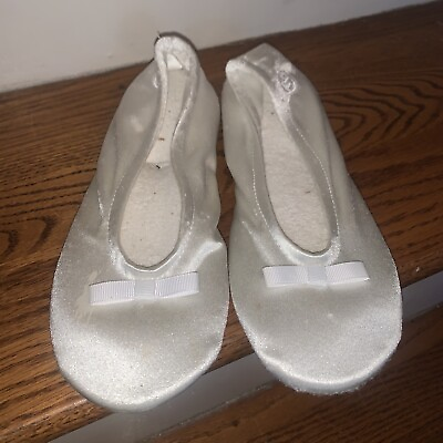#ad ISOTONER Satin Bow Licious House Slippers Slides Loafers Womens Size L 8 9 💗213 $16.00
