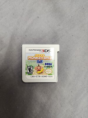 #ad Super Monkey Ball: 3D Nintendo 3DS Tested Cartridge Only $8.99