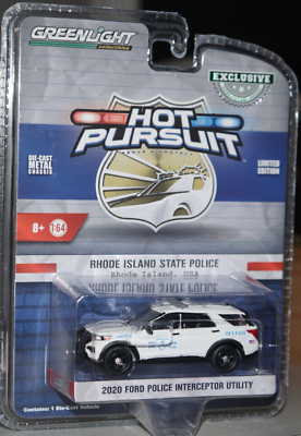 GreenLight Hot Pursuit Rhode Island State Police Ford Interceptor Utility 1:64 $18.99