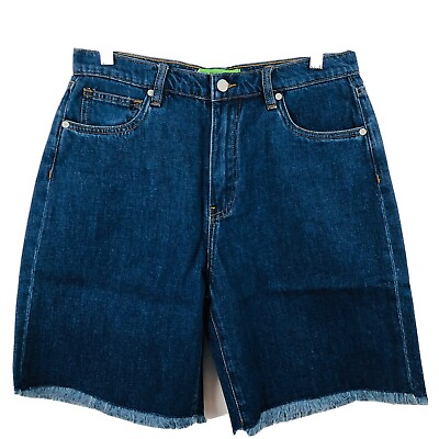 #ad Sandrine Rose Free People Womens High Rise Blue Denim Shorts Size 31 $21.67