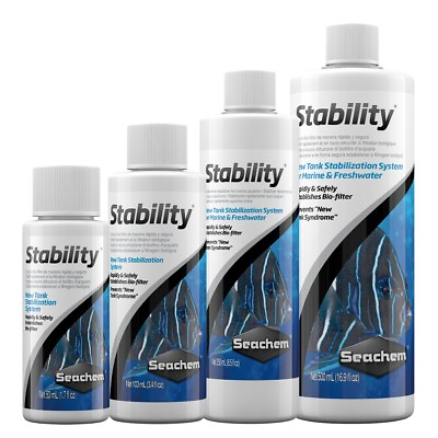 #ad Seachem Stability for Marine amp; Freshwater Aquariums Each Sold Separately $23.95