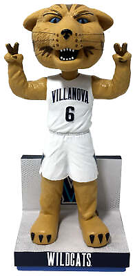 #ad Will D. Cat Villanova Wildcats White Jersey Bobblehead NCAA College $40.00
