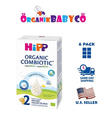 #ad HiPP Stage 2 COMBIOTIC ORGANIC Baby Formula FROM 6 MONTHS FREE Shipping 6PACK $185.94