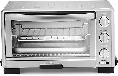 #ad Cuisinart TOB 1010FR Toaster Oven Broiler Silver Certified Refurbished $59.99