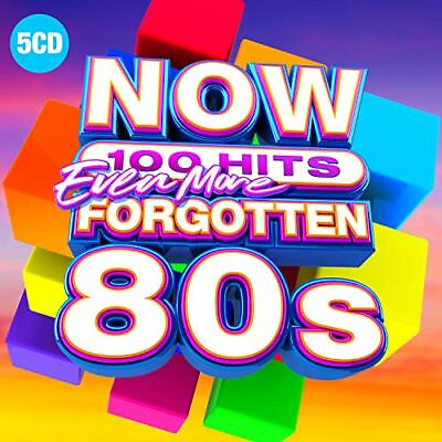 #ad Various Artists NOW 100 Hits Even More Forgotten 80s Various Artists CD 53VG $12.98
