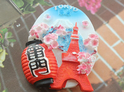 #ad Japan Senso Ji Tokyo Tower Tourist Travel Souvenir 3D Resin Fridge Magnet Cute $7.99