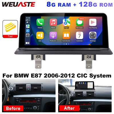 #ad Car GPS Stereo Player Dash Touch Screen 8G128G For BMW E87 2006 2012 CIC System $574.71