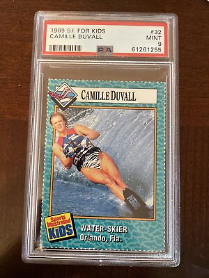 #ad Camille Duval 1989 Sports Illustrated For Kids Base #32 MINT PSA 9 $275.00