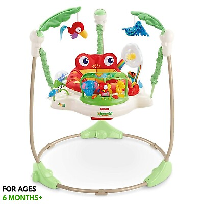 #ad Baby Jumper Bouncer Activity Center with Music Lights Sounds Toys Animal Theme $220.31