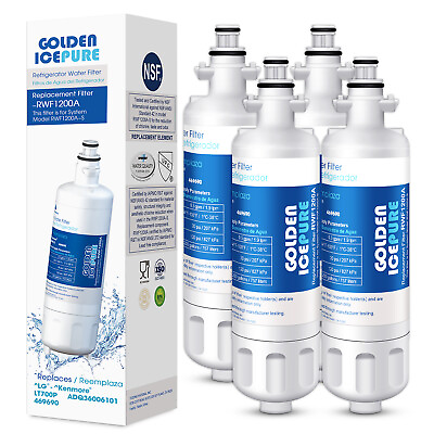 #ad 4PACK Fit For LG LT700P ADQ36006101 kenmore 469690 rwf1200A Water Filter $27.67
