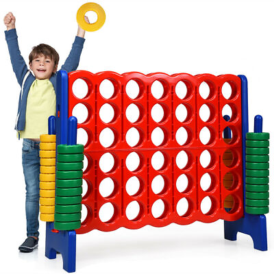 #ad Jumbo 4 to Score 4 in A Row Giant Game Set Kids Adults Family Fun Indoor Outdoor $158.96