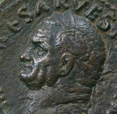 #ad Roman Imperial ae Dupondius Coin of Vespasian WINGED CADUCEUS amp; CORNUCOPIAS $259.95