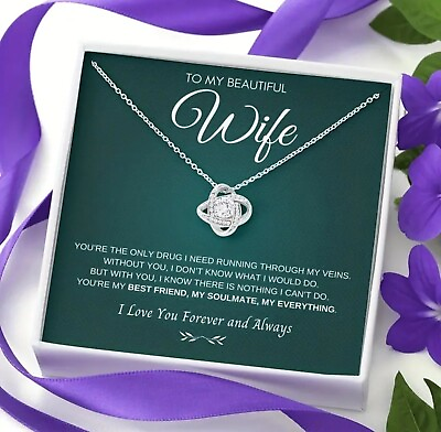 #ad My Wife Necklace Christmas Gift For Wife Wife Gift Valentine DayGifts For Her $19.99