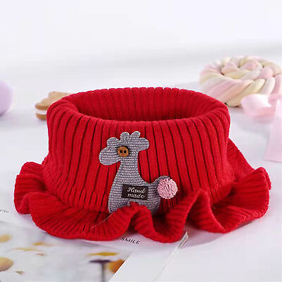 #ad Collar Scarf Knitted Cold Resistant Baby Kids Scarf Neckerchief Stretchy $8.69