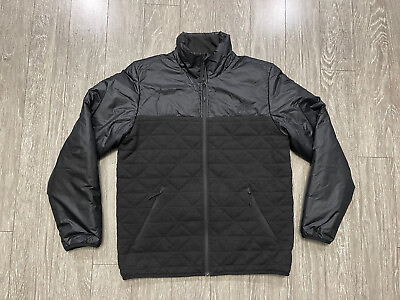 #ad NORTH FACE MENS LINED FULL ZIP JACKET BLACK SIZE L $70.00