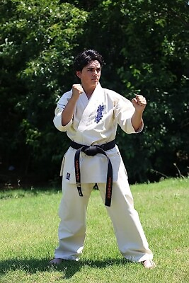 #ad Kyokushin Karate Uniform Kids Adults Karate Gi 14oz Unbleached Martial Arts $130.99