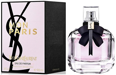 #ad Mon Paris by Yves Saint Laurent Eau De Parfum 3oz 90ml New in Box $34.95
