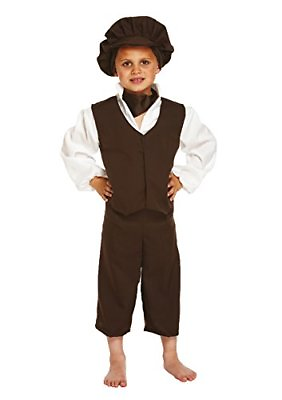 #ad Childrens Victorian Urchin Boy Oliver Twist. Large 10 12yrs AU $53.48