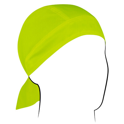 #ad #ad High Visibility Neon Yellow Headwrap Skull Cap Biker Bandanna Free Shipping Work $11.99