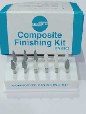 #ad Dental Shofu Composite Finishing and polishing Kit 12 mounted points $26.99