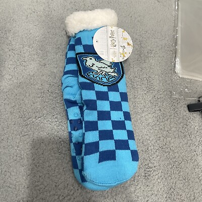 #ad RAVENCLAW HARRY POTTER Sherpa Lined Socks One Size Fits Most NWT $18.99