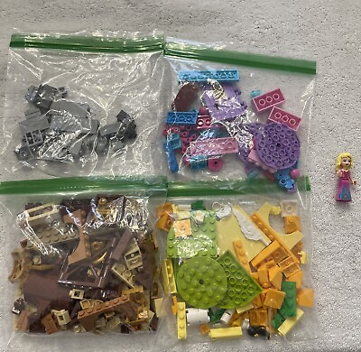 #ad LEGO Disney Princess Aurora#x27;s Forest Cottage 43188 97.9% Complete No Box Manual $34.99