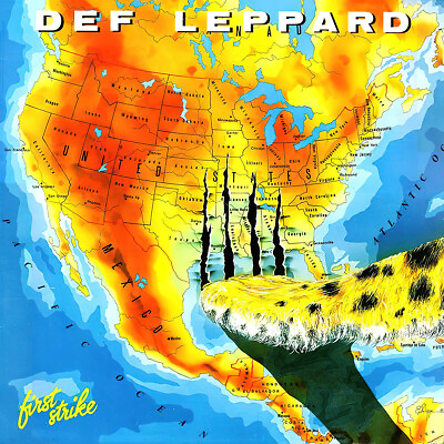 #ad quot; DEF LEPPARD First Strike quot; POSTER $8.99