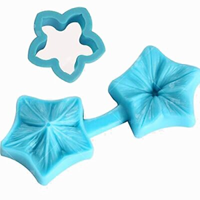 #ad Flower Cupcake Toppers Fondant Sugar Craft Tools Gumpaste Chocolate Moulds $10.56