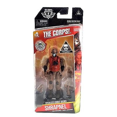 #ad Lanard The Corps Shrapnel Action Figure Collector Series Elite VS The Curse $12.88