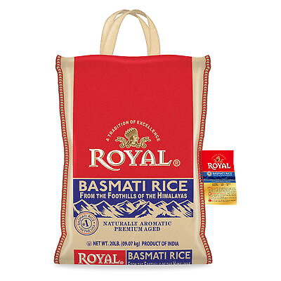 #ad Shipped From USA Pure White Basmati Rice 20 Pound Bag Extra Long Grain $18.89