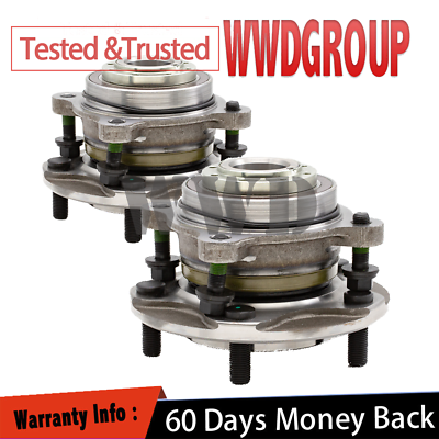 #ad Pair 950 006 Front Wheel Hub Bearing Assembly For 2007 2021 Toyota Tundra RWD $97.99