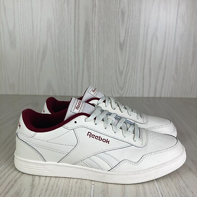 #ad Reebok Mens White Classic Leather Sneakers Shoes Size 11.5 $49.45
