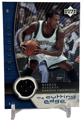 #ad Rashad McCants 2005 Upper Trilogy Rookie Game Jersey Card #CE RM Timberwolves $2.48
