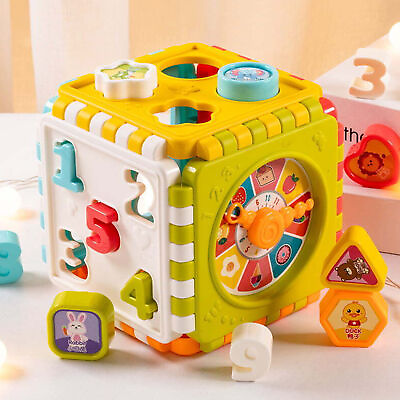 #ad 1 2 Years old Boys amp; Girls Holiday Toddler Toys 6 in 1 Activity Cube Baby $7.30