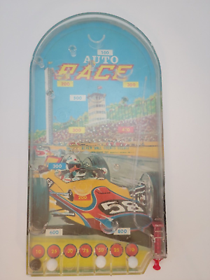 #ad Auto Race Pinball vintage Tabletop Toy Wolverine Toy Co. $10.99