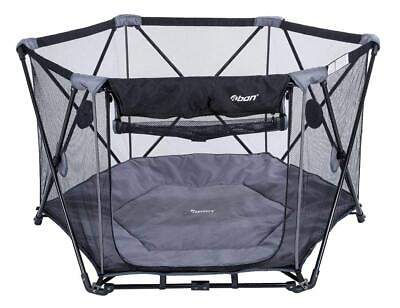 #ad Baby Portable Play Yard Play Pen for Infants and Babies 6 Panel with Carry Case $89.99
