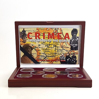 #ad Crimea A History in 8 Coins Boxed Collection From Ancient To Modern w COA $164.99