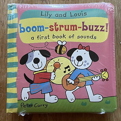 #ad Lily and Louis Boom Strum Buzz A First Book of Sounds And Rain Or Shine Book Set $14.49