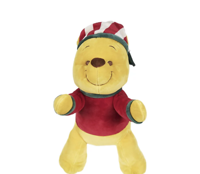 #ad Disney Store authentic 2022 Christmas Winnie the pooh 13inch Plush disneyland $24.59