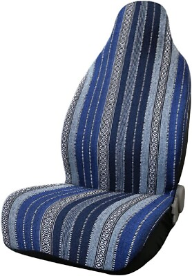 #ad Universal Baja Blanket Front Bucket Car Seat Cover for Car SUV Automotive Blue $14.99