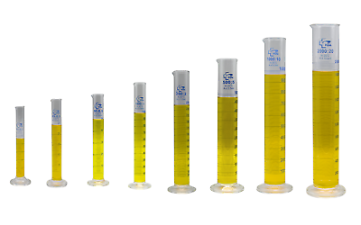 #ad Graduated Cylinder Measuring 10 ml 2000 ml Borosilicate Glass 3.3 HDA $173.32