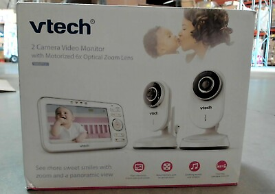 #ad Vtech Baby Monitor 2 Camera Video With Motorized 6X Optical Zoom Lens VM5271 2 $118.71