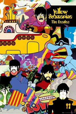#ad The Beatles Yellow Submarine Poster $15.00