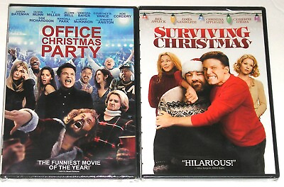 #ad Holiday Comedy DVD Lot Surviving Christmas amp; Office Christmas Party New $13.99