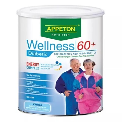 #ad Appeton Wellness 60 Diabetic Vanilla 900g for Diabetics amp; Pre diabetics Senior $129.00