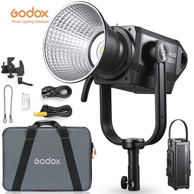 #ad US Godox M300D 330W Studio Daylight LED Continuous Video Light W Portable Case $449.00