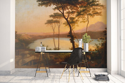 #ad 3D Landscape Tree Lake Self adhesive Removeable Wallpaper Wall Mural Sticker 71 AU $224.99