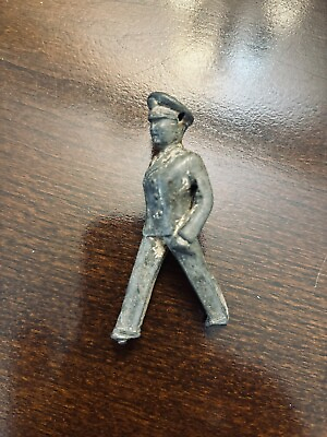 #ad Antique Vintage Barclay Lead Toy Solider Naval Officer $8.99