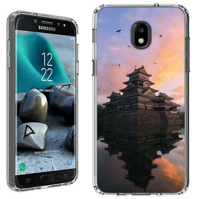 #ad for Samsung J7 Star Refine 2018 Japan Castle clear Rugged TPU case cover $11.63